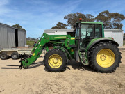 003 John Deere 6620 Loader hay and pallet forks bucket. 8000hrs