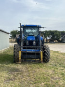 02 NH T6060 Tractor. Year 2022 2000 hrs FEL hay pallet forks bucket Reg S51SHH 2