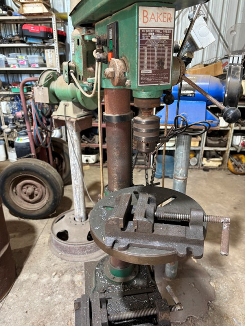 059 Baker 16 Speed Drill Press